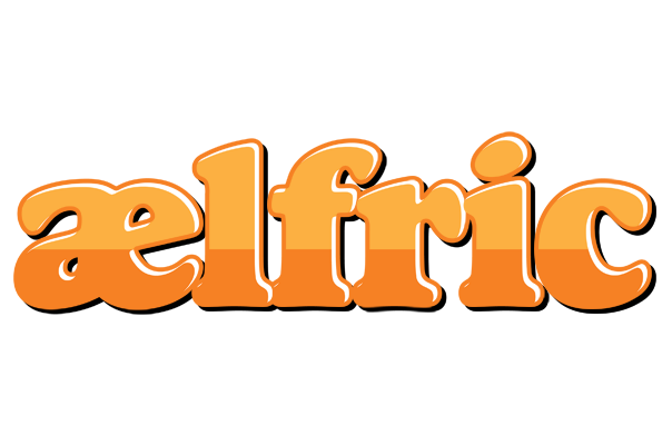 Ælfric orange logo