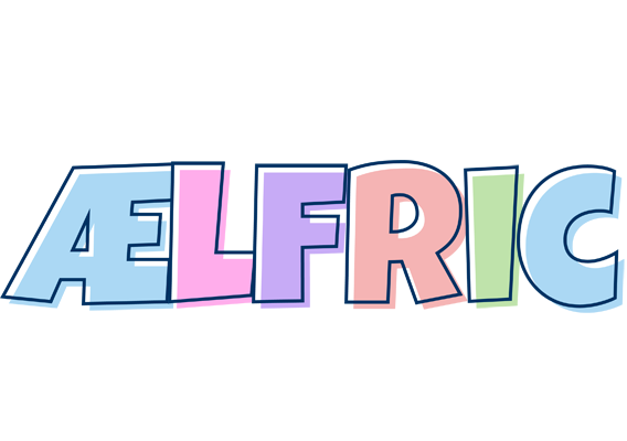 Ælfric pastel logo