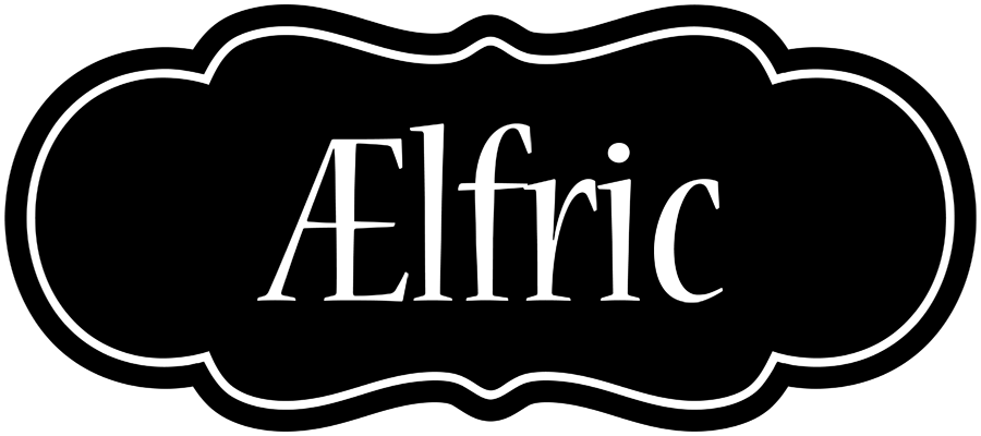 Ælfric welcome logo