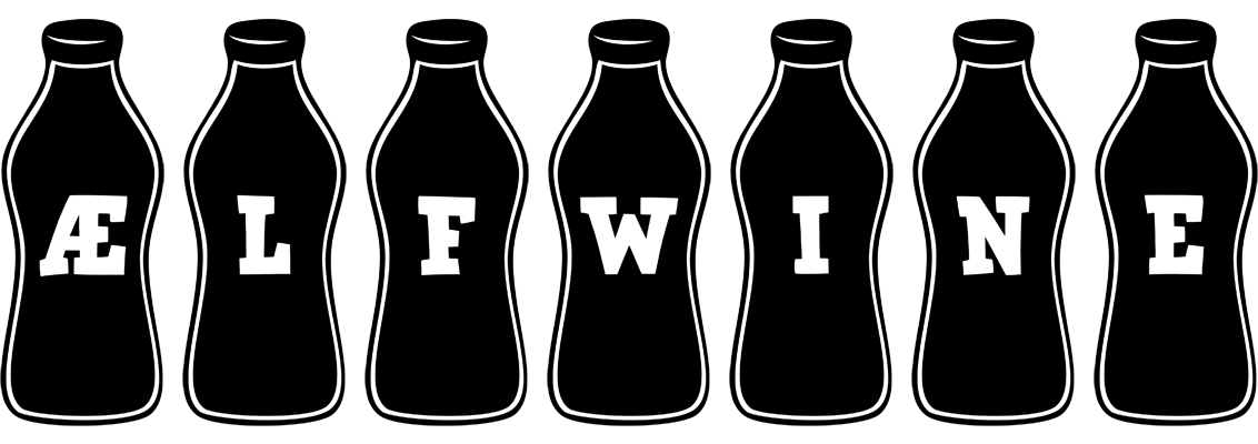 Ælfwine bottle logo