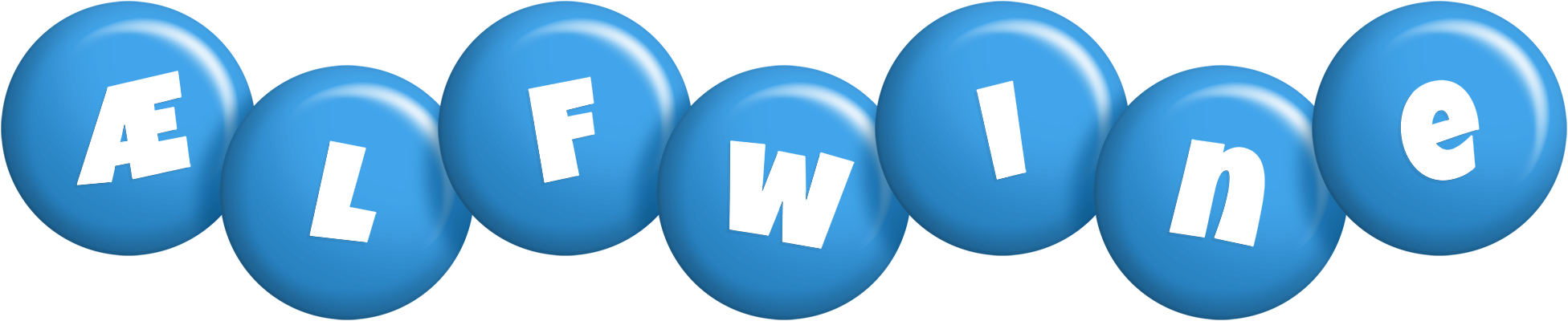 Ælfwine candy-blue logo