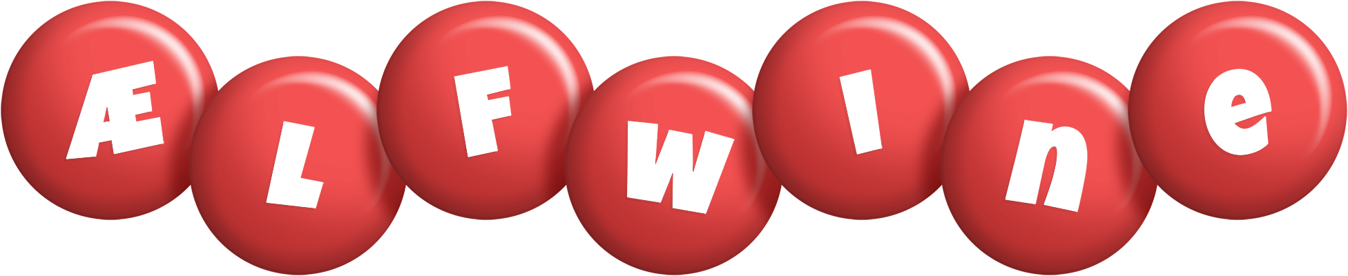Ælfwine candy-red logo