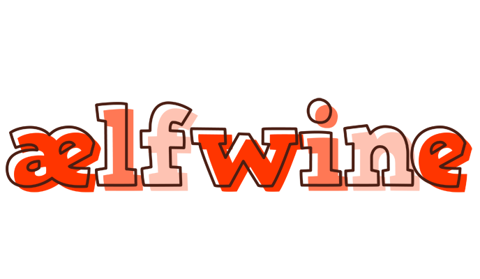 Ælfwine paint logo