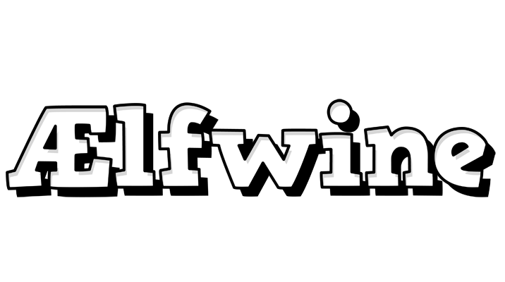 Ælfwine snowing logo