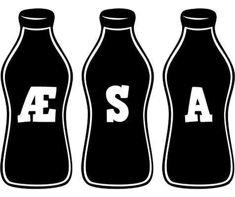 Æsa bottle logo