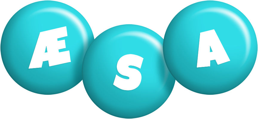 Æsa candy-azur logo