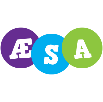 Æsa happy logo