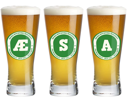 Æsa lager logo