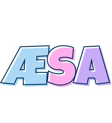 Æsa pastel logo