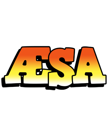 Æsa sunset logo