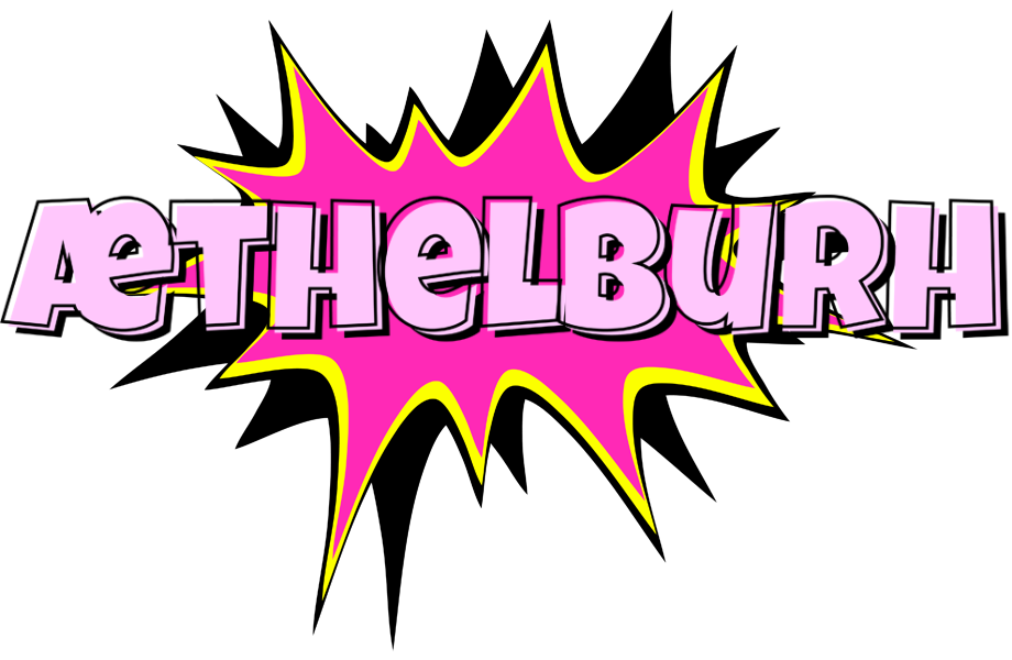 Æthelburh badabing logo