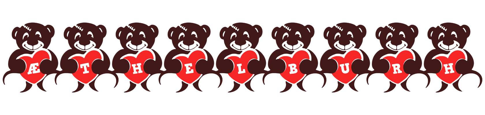 Æthelburh bear logo