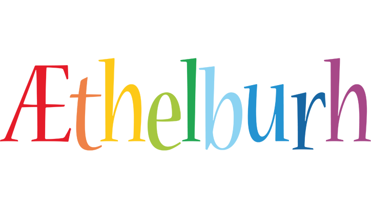 Æthelburh birthday logo