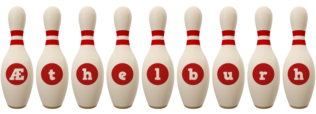 Æthelburh bowling-pin logo
