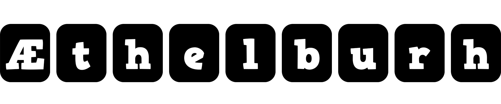 Æthelburh box logo