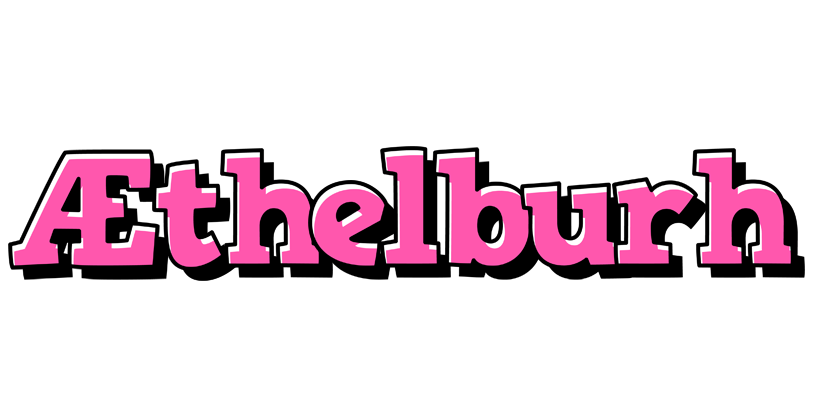 Æthelburh girlish logo