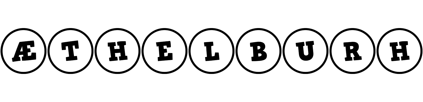 Æthelburh handy logo