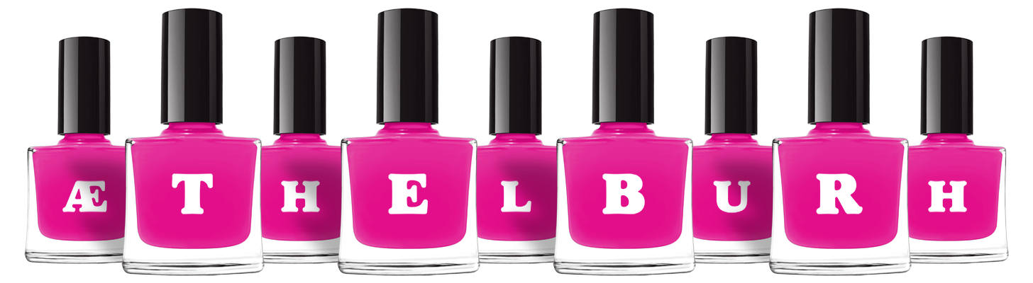 Æthelburh nails logo