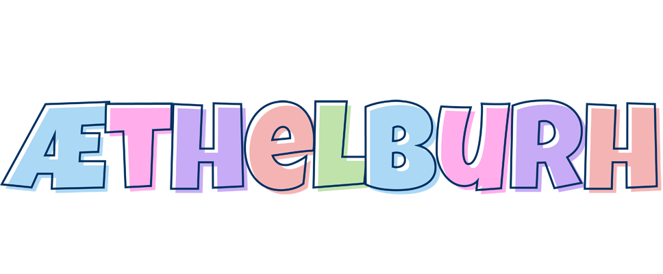 Æthelburh pastel logo
