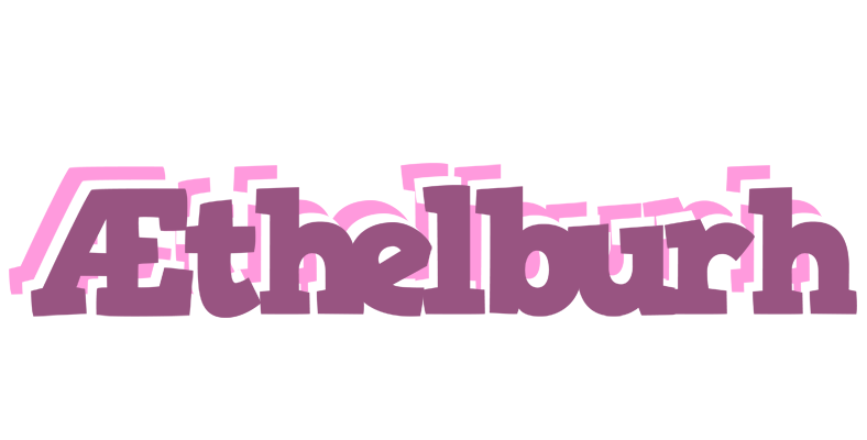 Æthelburh relaxing logo