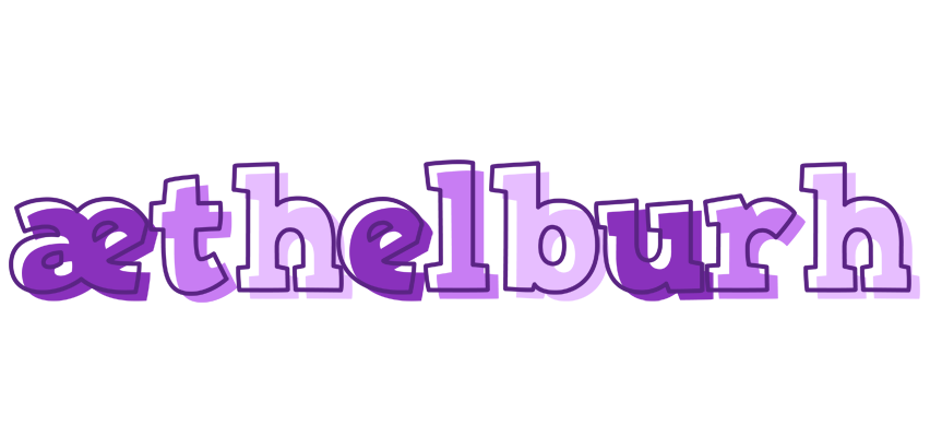 Æthelburh sensual logo