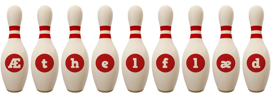 Æthelflæd bowling-pin logo