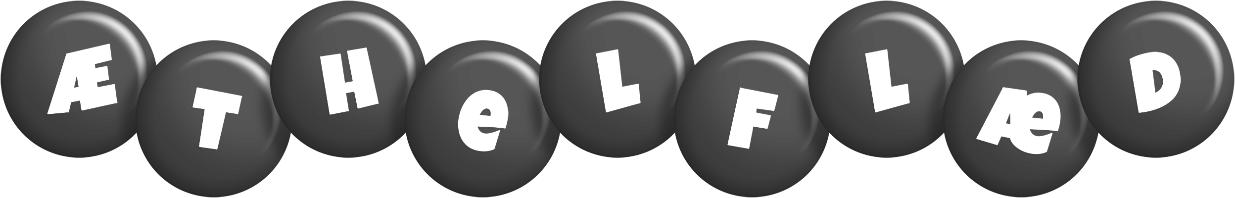 Æthelflæd candy-black logo