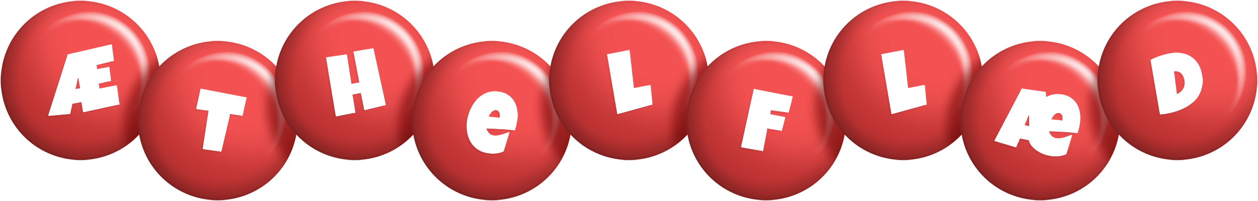 Æthelflæd candy-red logo