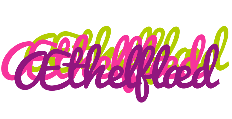 Æthelflæd flowers logo
