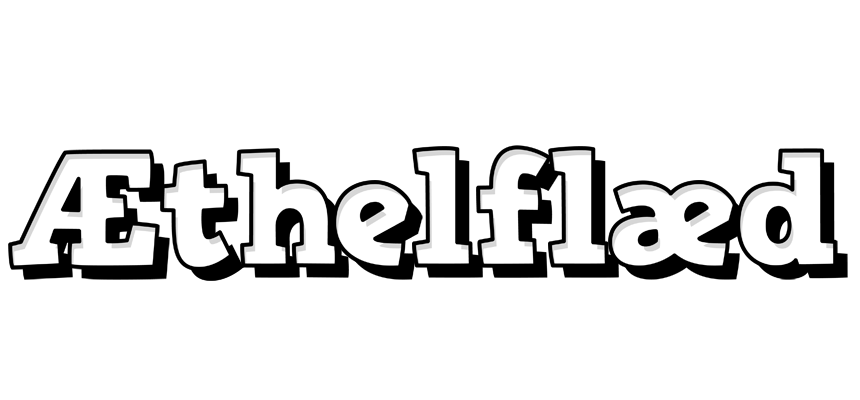 Æthelflæd snowing logo