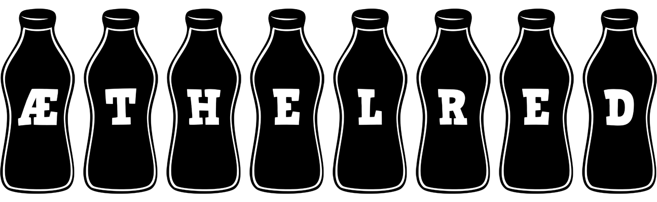 Æthelred bottle logo
