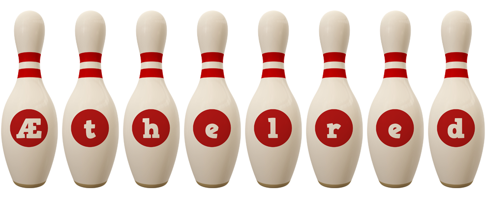 Æthelred bowling-pin logo