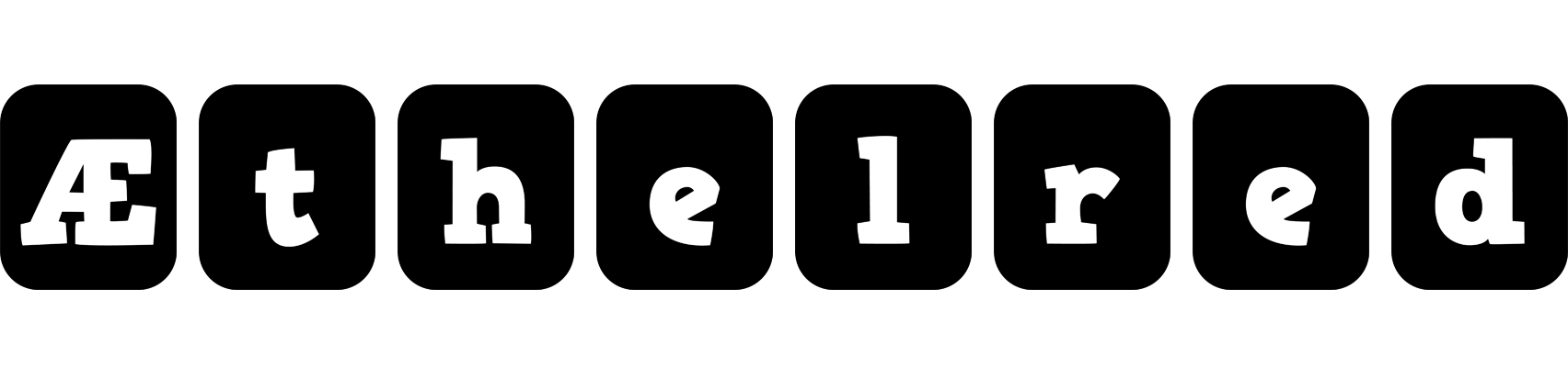 Æthelred box logo