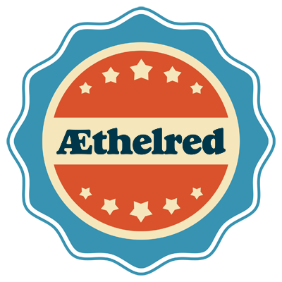 Æthelred labels logo