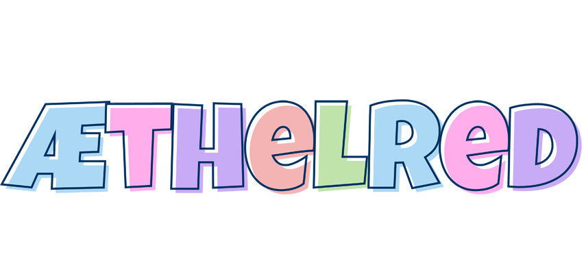 Æthelred pastel logo
