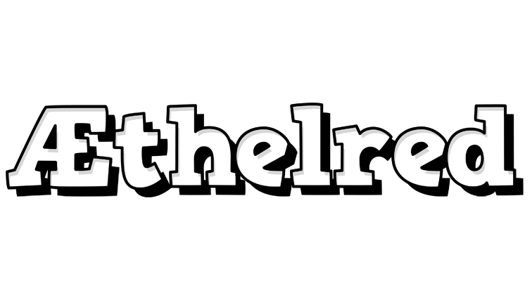 Æthelred snowing logo