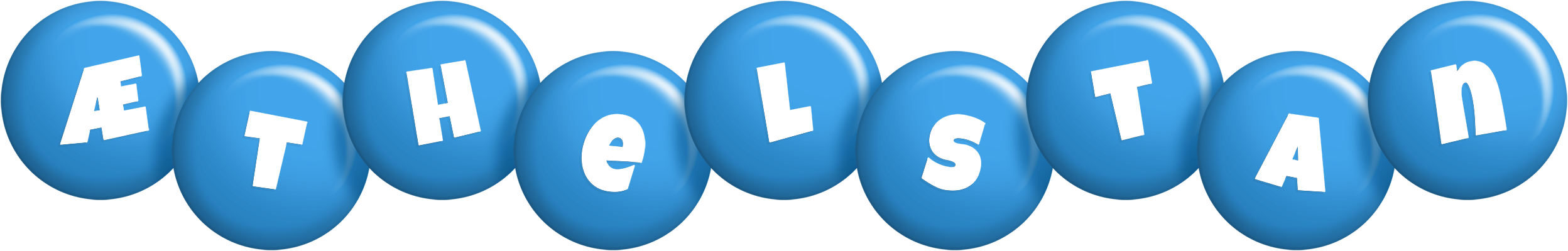Æthelstan candy-blue logo