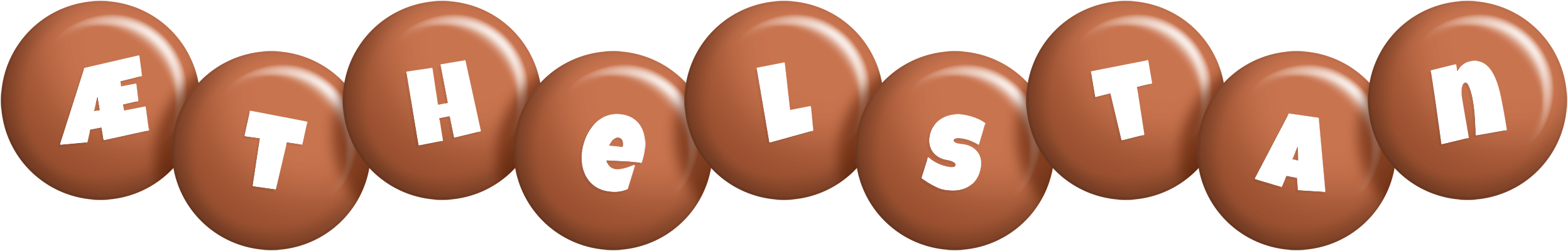 Æthelstan candy-brown logo
