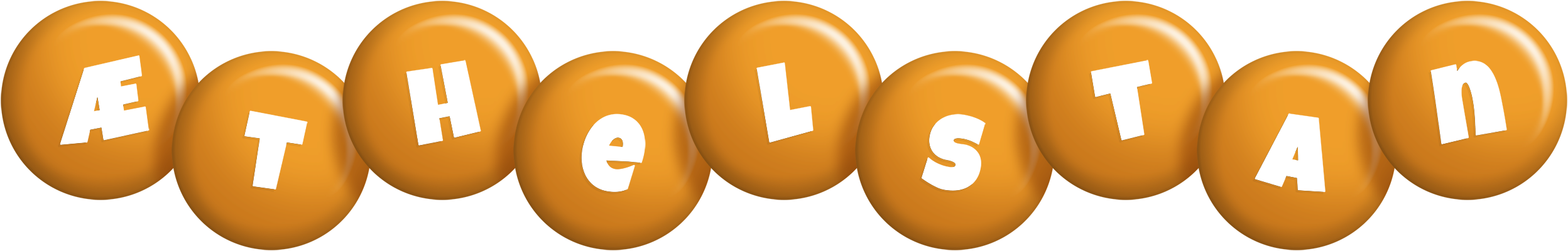 Æthelstan candy-orange logo