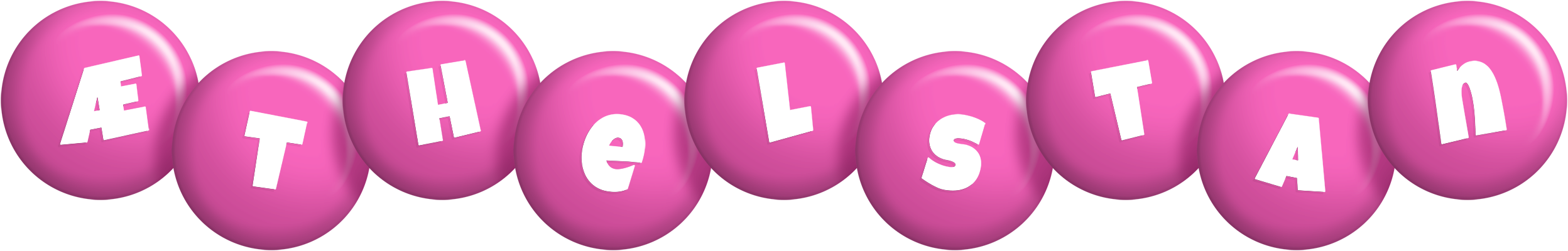 Æthelstan candy-pink logo
