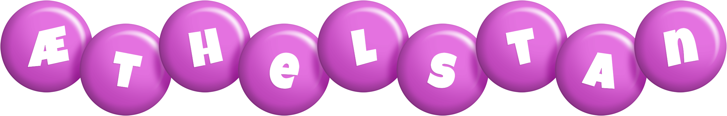 Æthelstan candy-purple logo