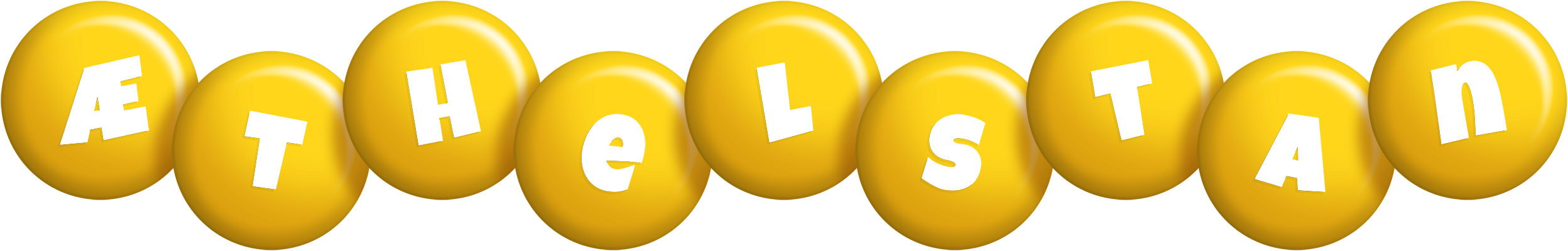 Æthelstan candy-yellow logo