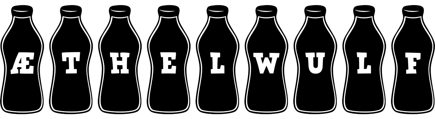 Æthelwulf bottle logo