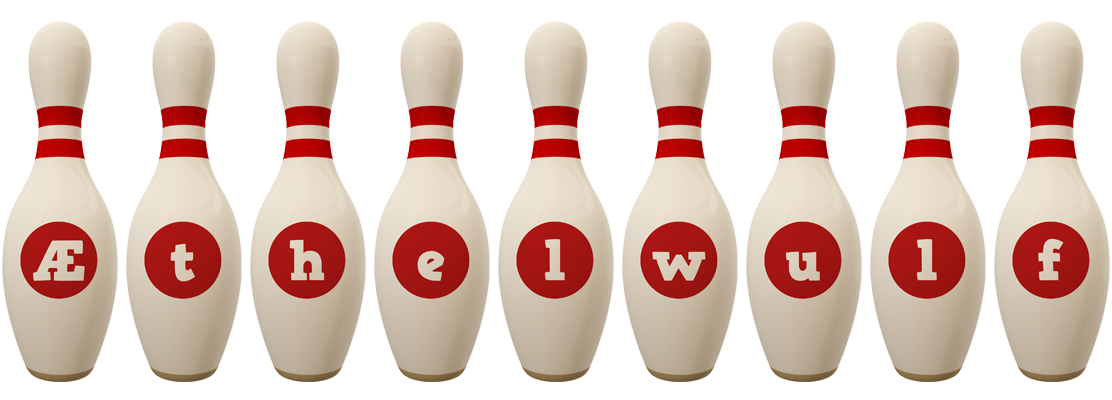 Æthelwulf bowling-pin logo