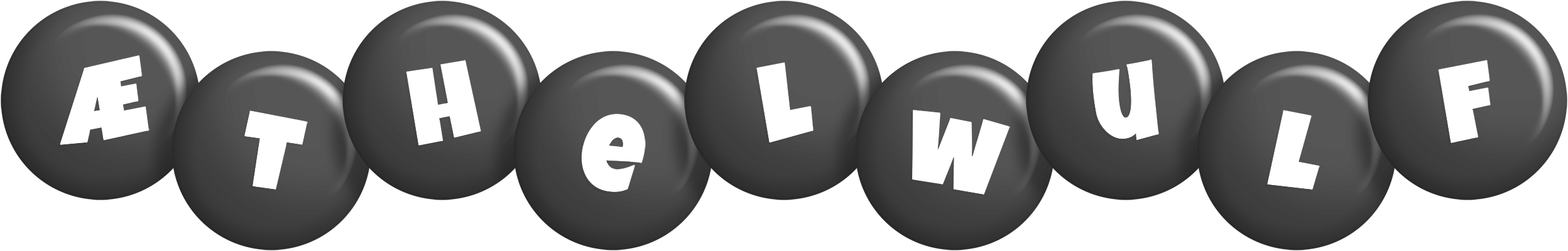 Æthelwulf candy-black logo