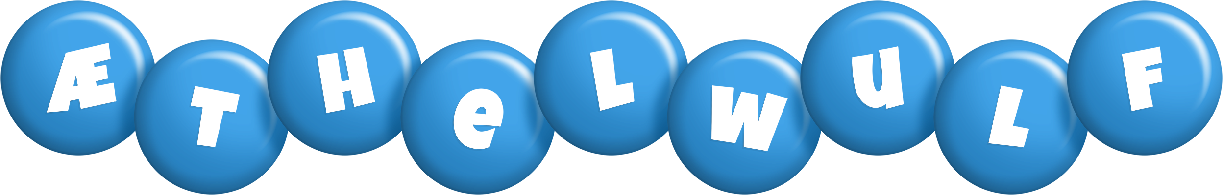 Æthelwulf candy-blue logo