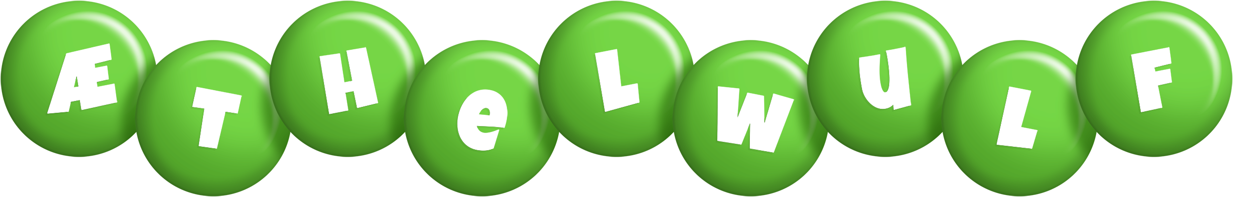 Æthelwulf candy-green logo