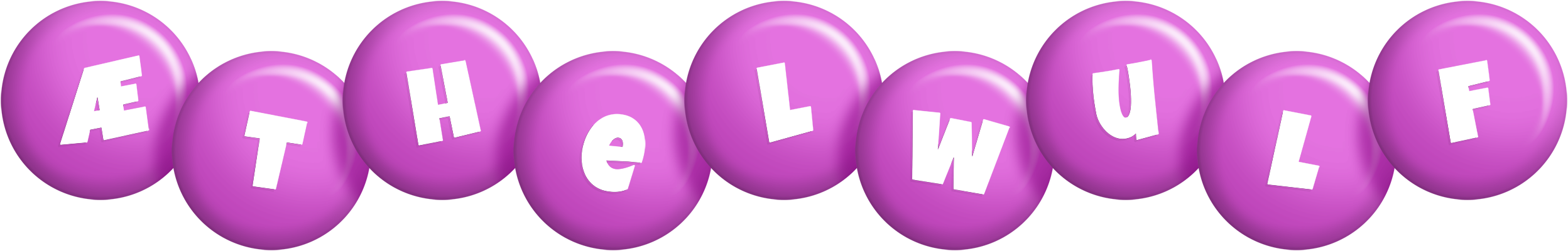 Æthelwulf candy-purple logo