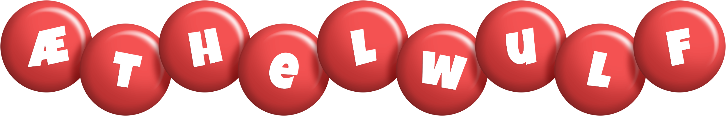 Æthelwulf candy-red logo