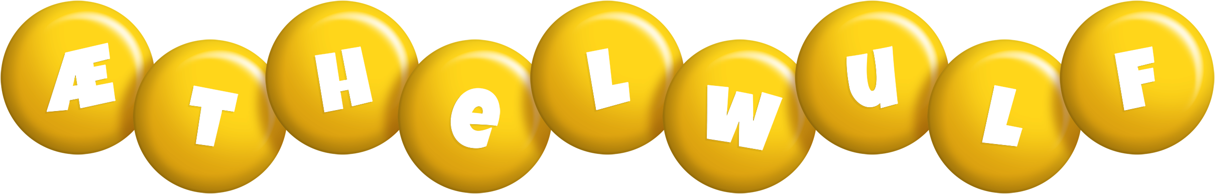 Æthelwulf candy-yellow logo